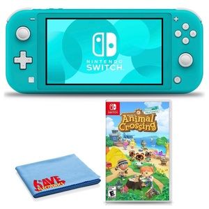Nintendo Switch Lite Bundle with Animal Crossing and Minecraft